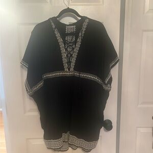 Vitamin A Black and White Swim Coverup